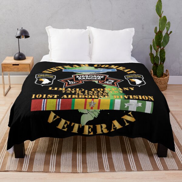 Item preview, Vietnam Combat Vet - L Co 75th Infantry (Ranger) - 101st Airborne Div SSI X 300 designed and sold by Military Insignia Products.