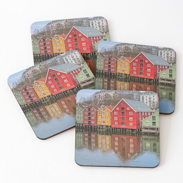 Item preview, Trondheim Colourful Wooden Wharf Buildings Norway designed and sold by Martyn R Arnold Fine Art Nature & Landscape Photography.