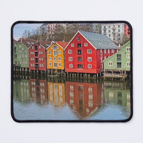 Item preview, Trondheim Colourful Wooden Wharf Buildings Norway designed and sold by Martyn R Arnold Fine Art Nature & Landscape Photography.