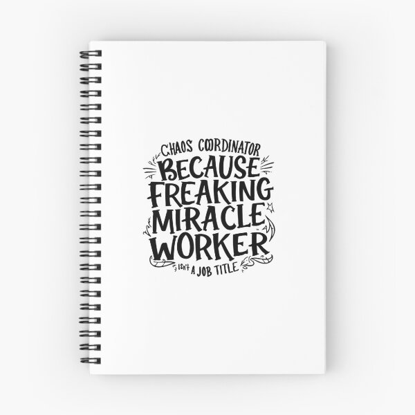 Item preview, Chaos Coordinator Because Freaking Miracle Worker Is Not A Job Title -Mom Humor designed and sold by TeesYouWant.