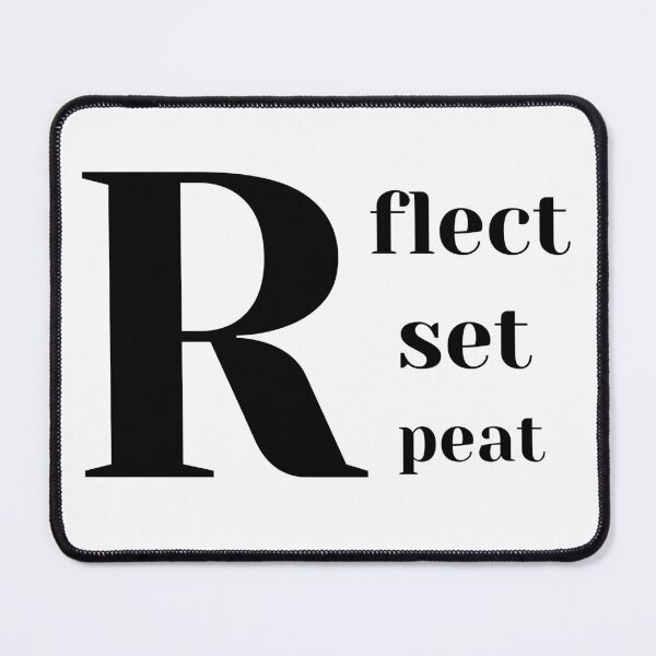Item preview, Reflect, Reset, Repeat designed and sold by Kaczorek-Shop.