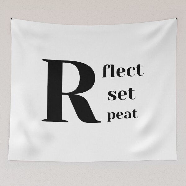 Item preview, Reflect, Reset, Repeat designed and sold by Kaczorek-Shop.
