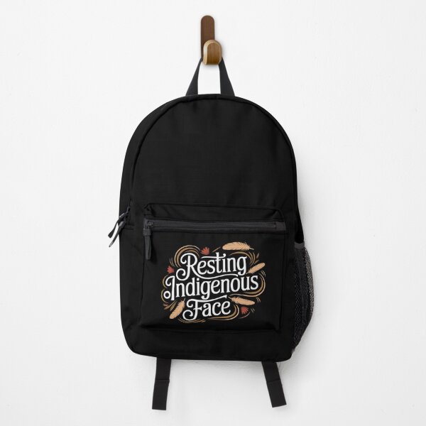 Item preview, Resting Indigenous Face - This gift is perfect for those proud of their heritage who value humor, style, and self-expression. designed and sold by ZyziowskyArt.