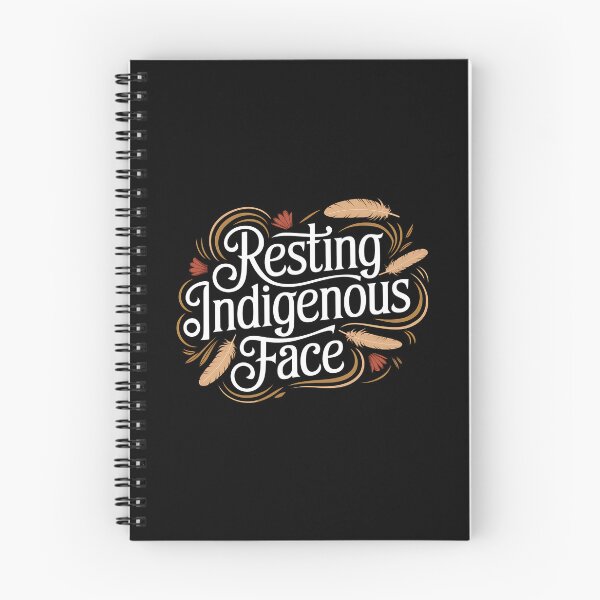 Item preview, Resting Indigenous Face - This gift is perfect for those proud of their heritage who value humor, style, and self-expression. designed and sold by ZyziowskyArt.