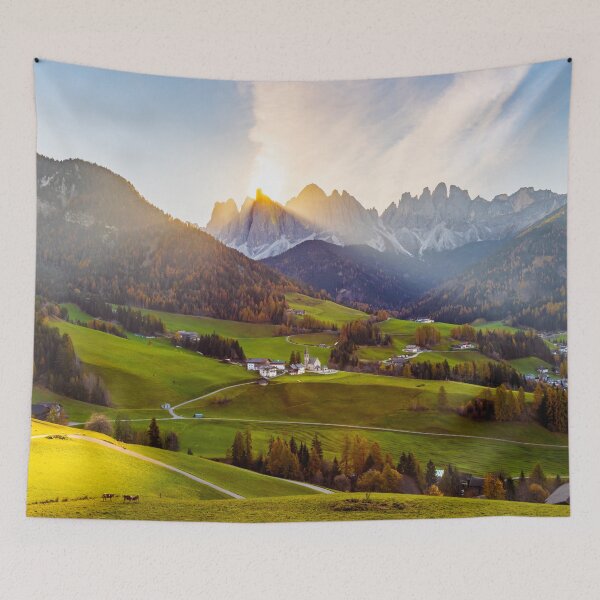 Item preview, Saint Maddalena/Saint Magdalena Val di Funes sunrise designed and sold by Patrik Lovrin.