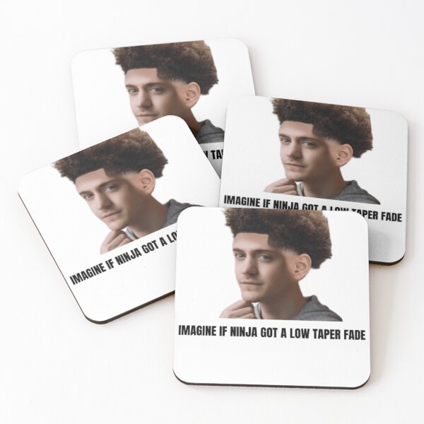 Item preview, Imagine if Ninja got a low taper fade designed and sold by official_BRAINROTSHOP.