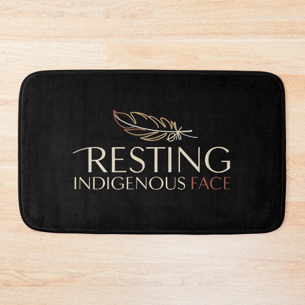 Item preview, Resting Indigenous Face - This gift is perfect for those proud of their heritage who value humor, style, and self-expression. designed and sold by ZyziowskyArt.