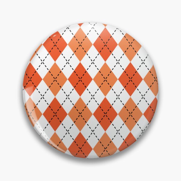 Item preview, Orange Argyle Pattern designed and sold by MarketdeLuis.