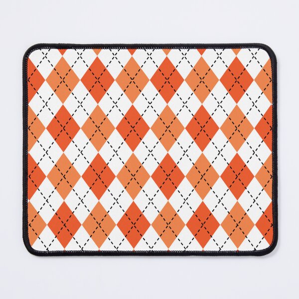 Item preview, Orange Argyle Pattern designed and sold by MarketdeLuis.