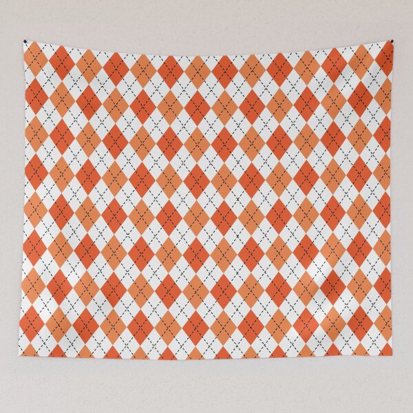 Item preview, Patron Argyle naranja designed and sold by MarketdeLuis.