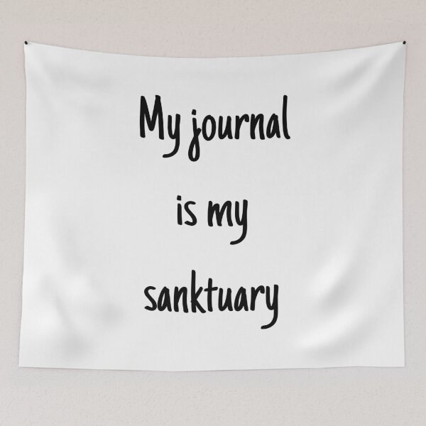 Item preview, My journal is my sanktuary Journaling Design designed and sold by Kaczorek-Shop.