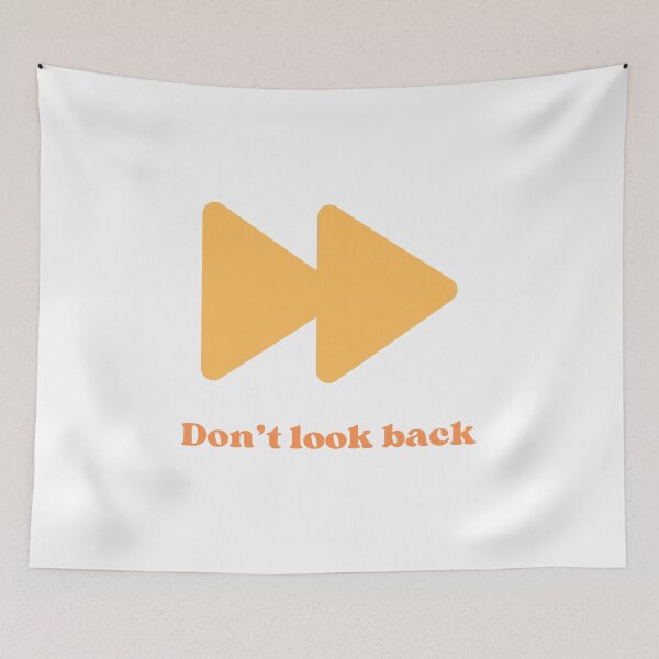 Item preview, Don't Look Back | Motivational Quote | Forward-Thinking Design designed and sold by InwzaDesign.