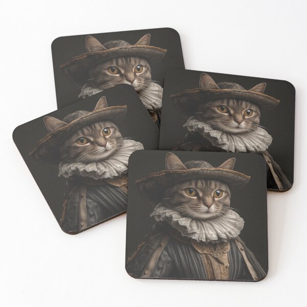 Item preview, Tudor Era Cats designed and sold by Renaissance-Cat.