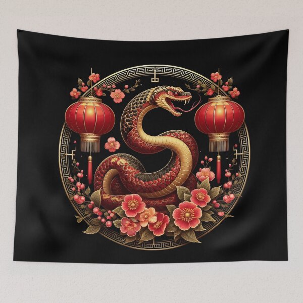 Item preview, 2025 Year Of The Snake Chinese New Year Zodiac designed and sold by svarupa.