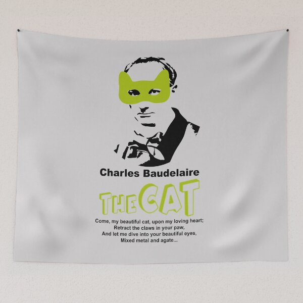 Item preview, Charles Baudelaire - The Cat designed and sold by A-mici-marina.