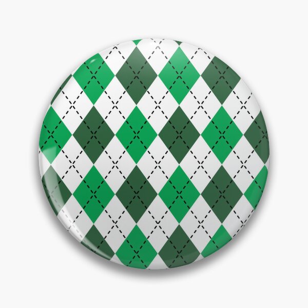 Item preview, Green and white argyle pattern designed and sold by MarketdeLuis.