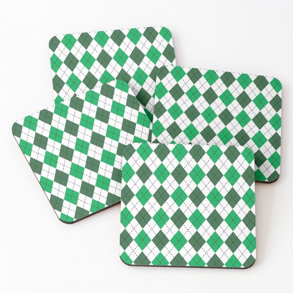 Item preview, Patron Argyle verde y blanco designed and sold by MarketdeLuis.