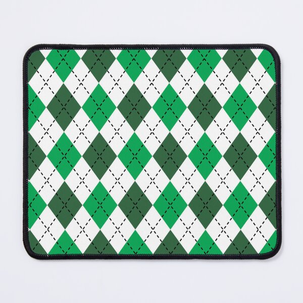 Artikelvorschau, Grün-weißes Argyle-Muster entworfen und verkauft von MarketdeLuis.