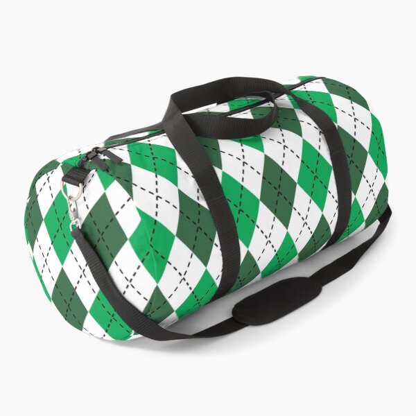 Item preview, Green and white argyle pattern designed and sold by MarketdeLuis.