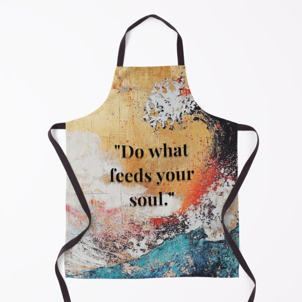 Item preview, "Do What Feeds Your Soul" Inspirational Abstract Art Design designed and sold by Ice Diamond Designs.