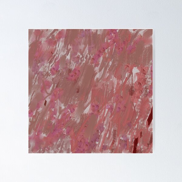 Item preview, Mocha mousse 2025 color trend - hand drawn abstract painting by kenny lucky designed and sold by KennyLucky.