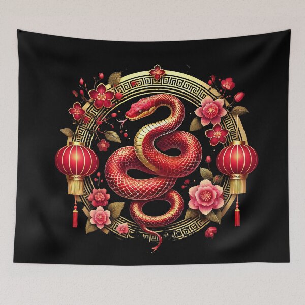 Item preview, 2025 Year Of The Snake Chinese New Year Zodiac designed and sold by svarupa.