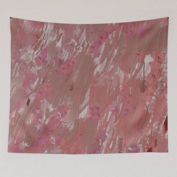 Item preview, Mocha mousse 2025 color trend - hand drawn abstract painting by kenny lucky designed and sold by KennyLucky.