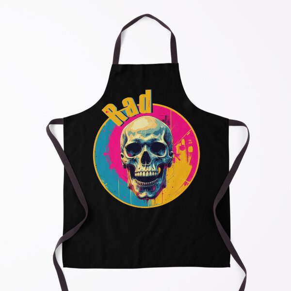 Item preview, rad, radical, 80s, vintage, skull, vintage skull, 80s skull, cool design, skull art, colorful skull, trapper keeper. designed and sold by SavageLegion.