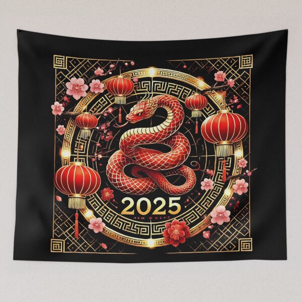 Item preview, 2025 Year Of The Snake Chinese New Year Zodiac designed and sold by svarupa.
