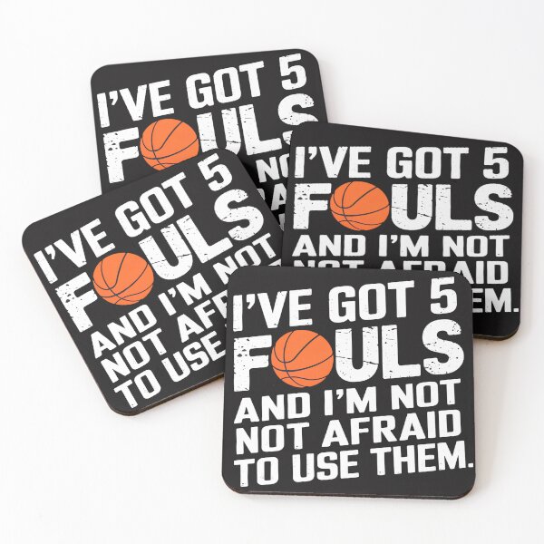 Item preview, Five Fouls Basketball Humor designed and sold by Meme-shirt.