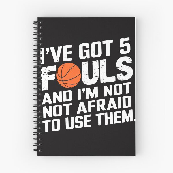 Item preview, Five Fouls Basketball Humor designed and sold by Meme-shirt.