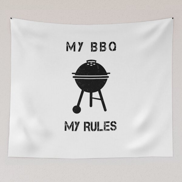 Item preview, My BBQ My Rules Barbecue Grill Summer Grill Master designed and sold by Basti09.