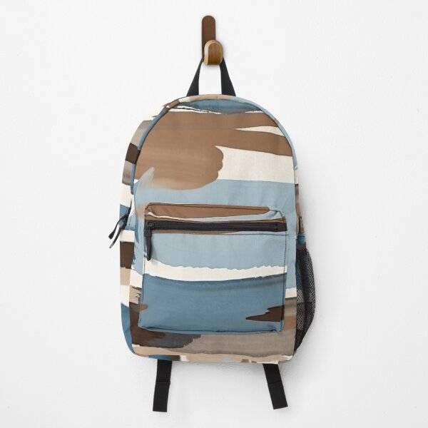 Item preview, Paint Strokes Blue Brown 2 designed and sold by MMgoodzShop.