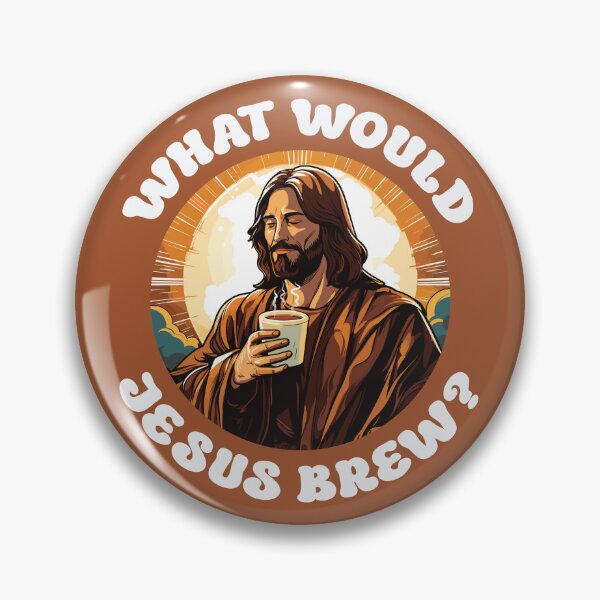 Item preview, What Would Jesus Brew White Text designed and sold by inspiredalike.