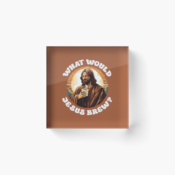 Item preview, What Would Jesus Brew White Text designed and sold by inspiredalike.