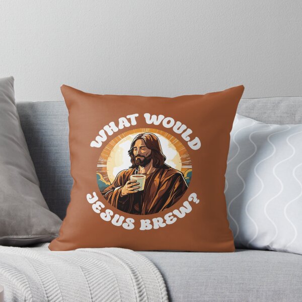 Item preview, What Would Jesus Brew White Text designed and sold by inspiredalike.