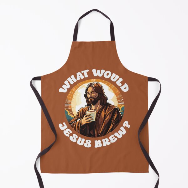 Item preview, What Would Jesus Brew White Text designed and sold by inspiredalike.
