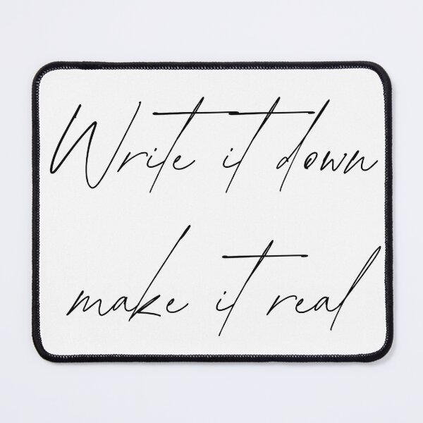 Item preview, Write it down make it real Journaling Design designed and sold by Kaczorek-Shop.