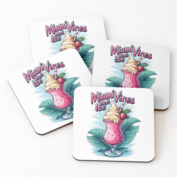 Item preview, miami vices and icescream  designed and sold by Ismartista.