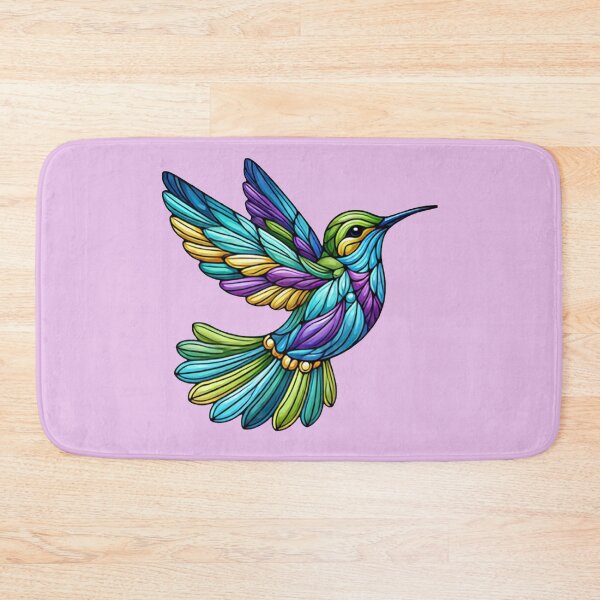 Item preview, Hummingbird Stained Glass look Design  designed and sold by ArtByMarkDesign.