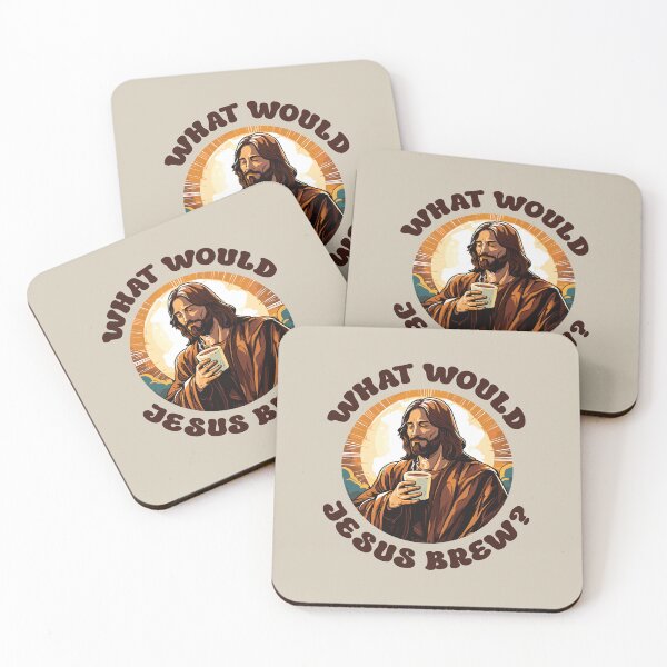 Item preview, What Would Jesus Brew Dark Text designed and sold by inspiredalike.