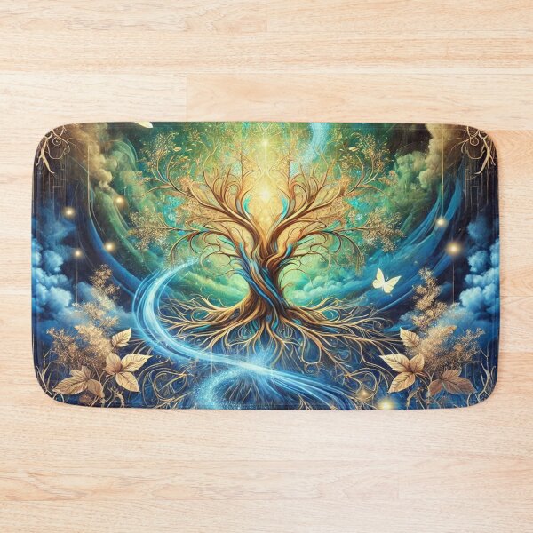 Item preview, Mystical Glowing Tree Fantasy Design designed and sold by Zeeshankhan1345.