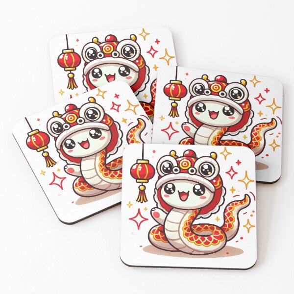 Item preview, The Cute Dancing Snake in Chinese Lunar New Year 2025  designed and sold by svarupa.