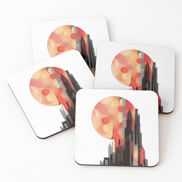 Item preview, Cityscape. Fritz Lang Metropolis influence. No Text version. designed and sold by Shoot-The-Moon.