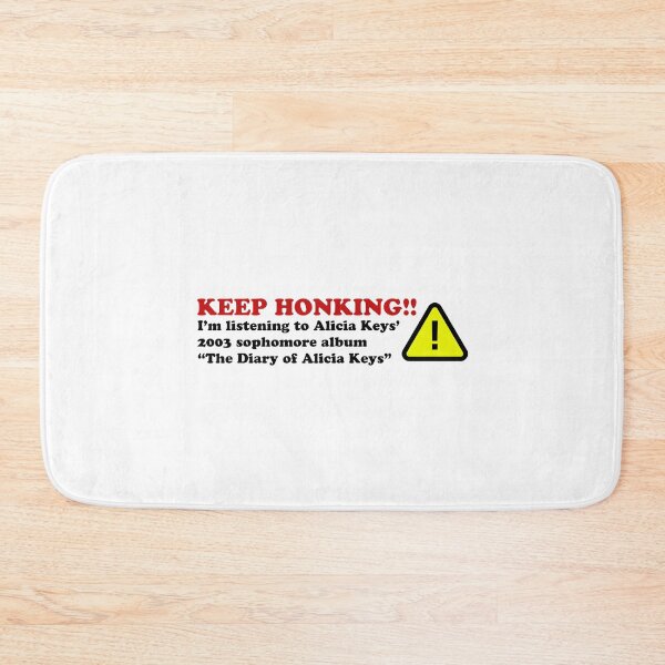 Item preview, Diary of Alicia Keys Bumper Sticker Keep Honking designed and sold by ssbmjacks.