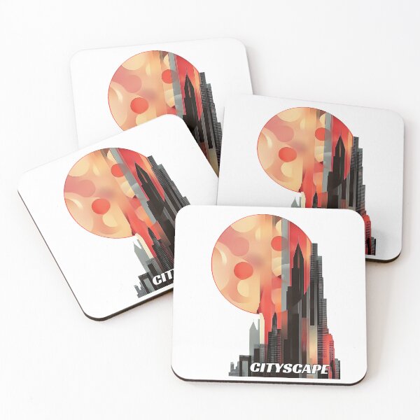 Item preview, Cityscape. Fritz Lang Metropolis influence. Text version. designed and sold by Shoot-The-Moon.