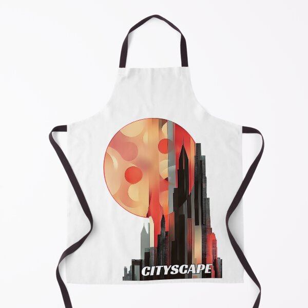 Item preview, Cityscape. Fritz Lang Metropolis influence. Text version. designed and sold by Shoot-The-Moon.