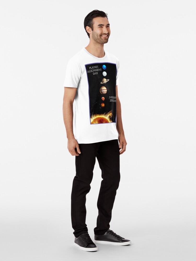 Thumbnail 3 of 6, Premium T-Shirt, Planet aligning 21th 2025 designed and sold by eirikfroynes.