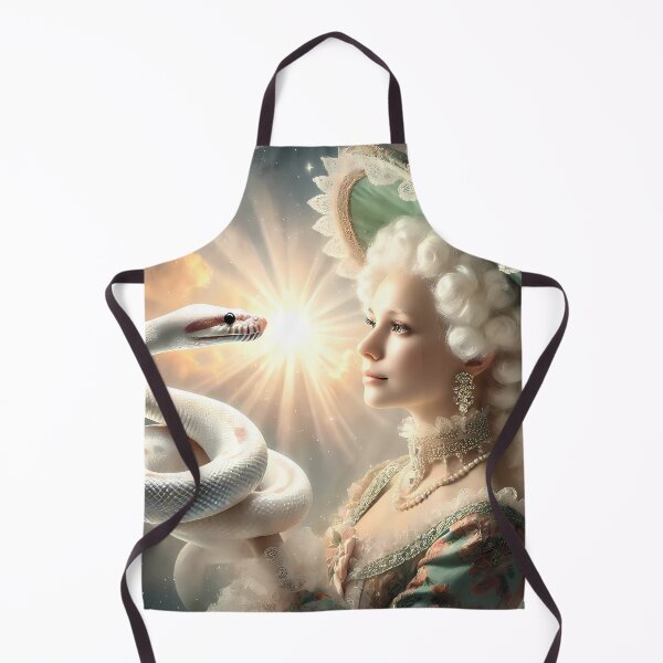 Item preview, Rococo Elegance: White Snake's New Year Radiance designed and sold by DeenaDee.