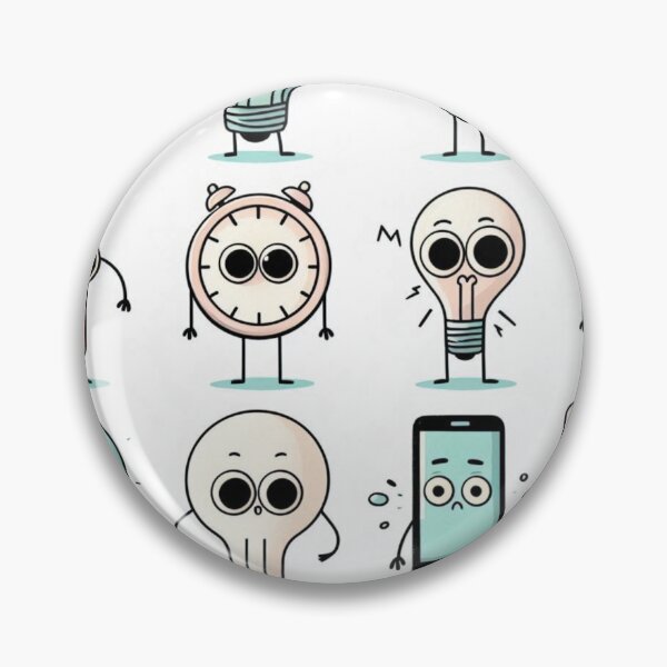 Item preview, ITFT Animated Clock, Pencil, Book Stickers & Shirts designed and sold by AllYoursShop.